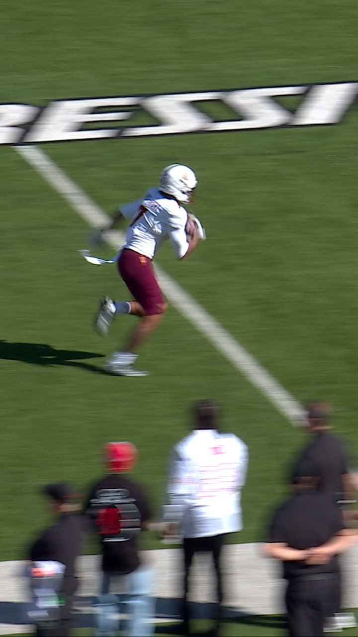 Cutter Boley finds Raiden Vines-Bright for a 74-yard TD to trim Arizona ...