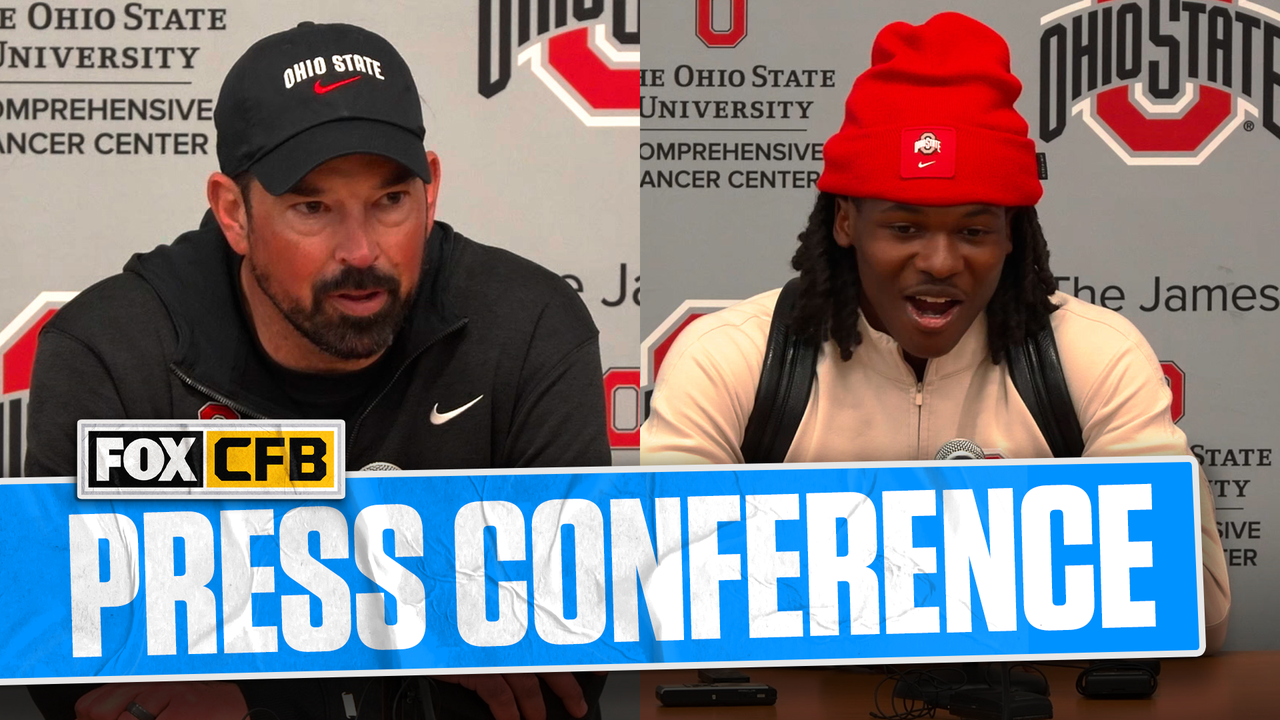 Ohio State's Ryan Day, Jeremiah Smith & more break down win over Indiana + Julian Sayin update