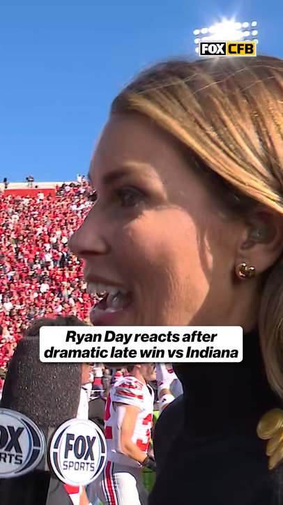 Ryan Day reacts after dramatic late win vs Indiana 