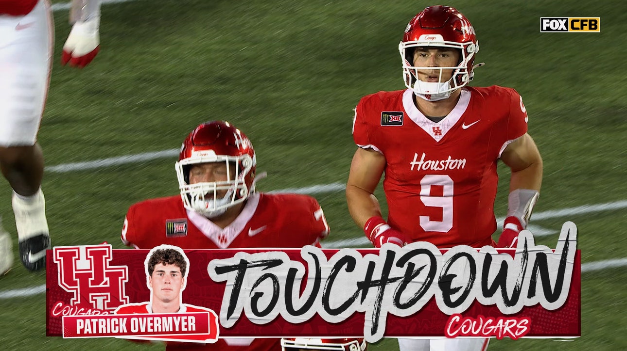 Conner Weigman finds Patrick Overmyer for two-yard TD, giving Houston lead over Oklahoma State