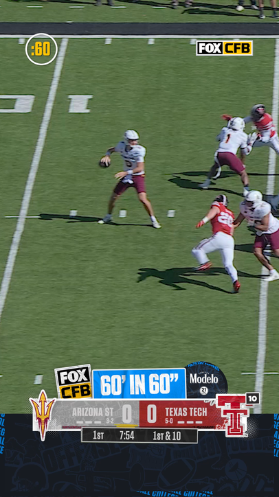 Arizona State vs Texas Tech 60" in 60"