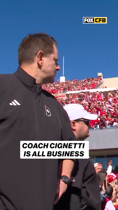 Only business with Coach Cignetti!