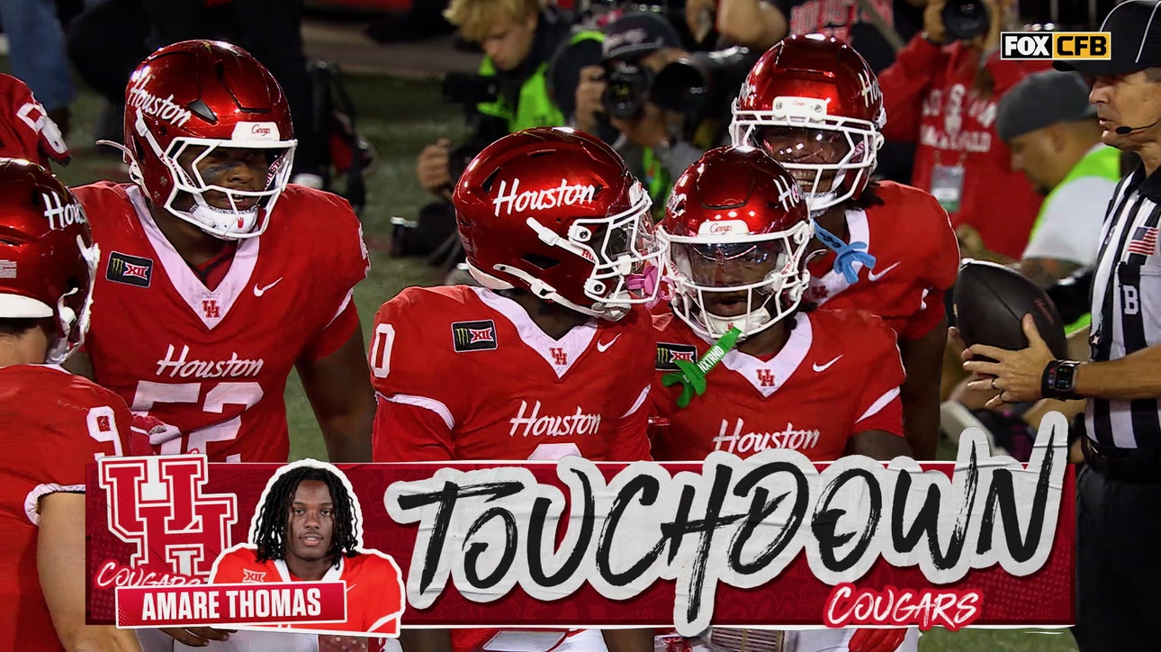 Conner Weigman finds Amare Thomas for seven-yard TD, extending Houston's lead over Oklahoma State