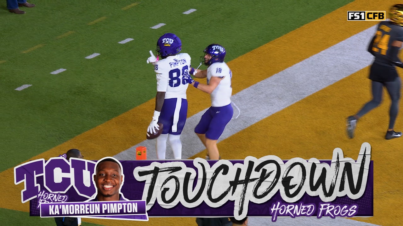 Jaden Craig connects with Ka'Morreun Pimpton for 8-Yard TD, extending TCU's lead over Baylor