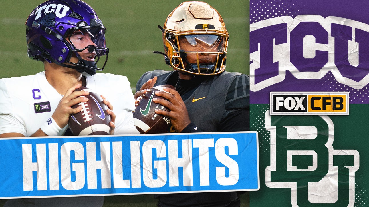 TCU Horned Frogs vs Baylor Bears Highlights 🏈 FOX College Football