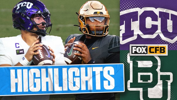 TCU Horned Frogs vs Baylor Bears Highlights 🏈 FOX College Football
