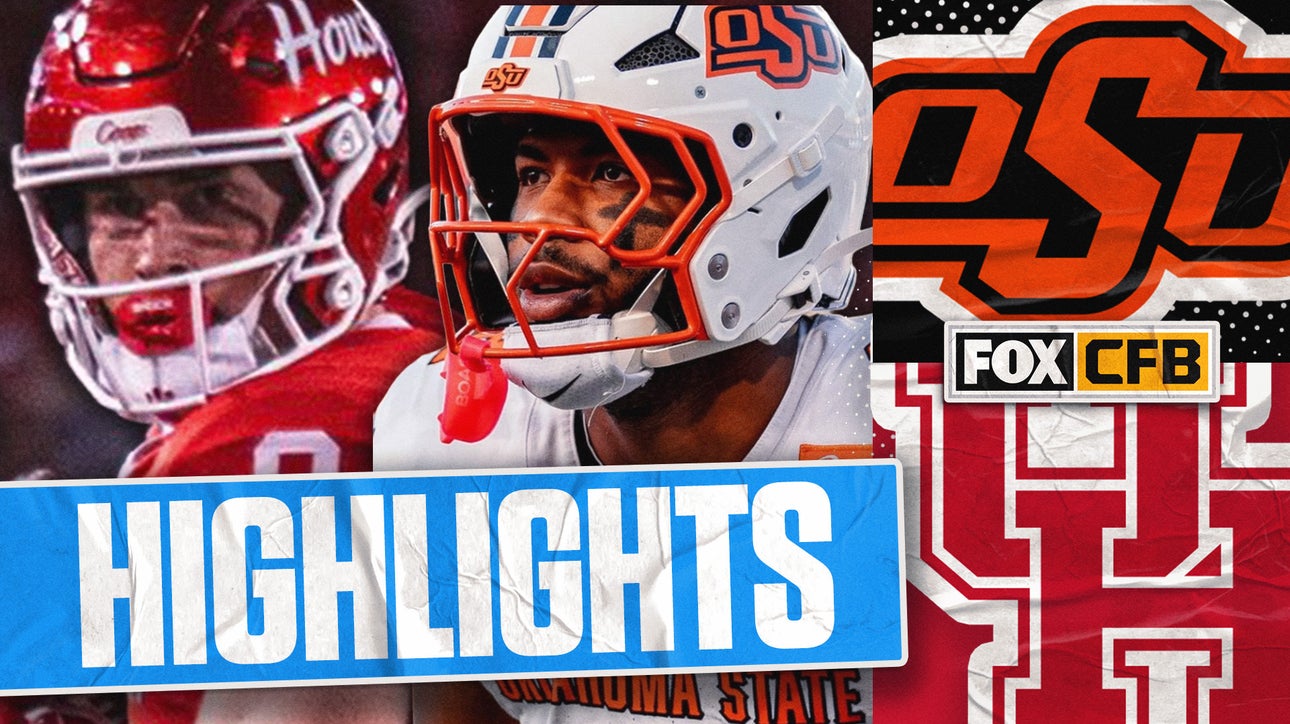 No. 18 Oklahoma State Cowboys vs No. 20 Houston Cougars Highlights 🏈 FOX College Football