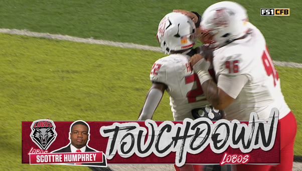 Scottre Humphrey runs in one-yard TD for New Mexico shrinking deficit between Hawai'i