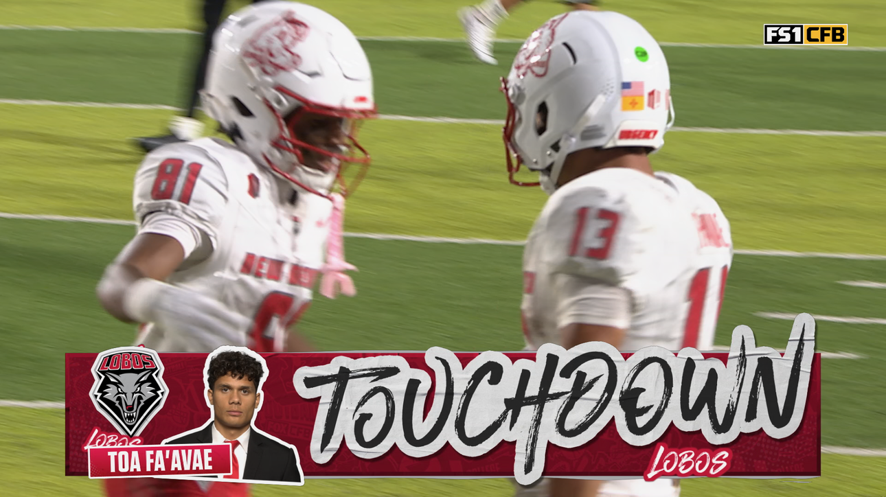 Toa Fa'avae rushes in 21-yd TD giving the lead for New Mexico over Hawai'i