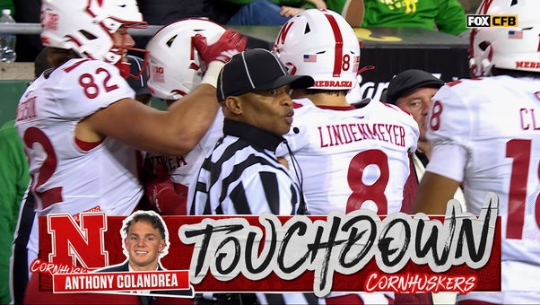 Anthony Colandrea scrambles for six-yard TD, extending Nebraska's lead over Oregon