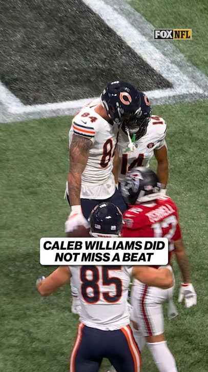 Caleb scores in his first drive back! 👏