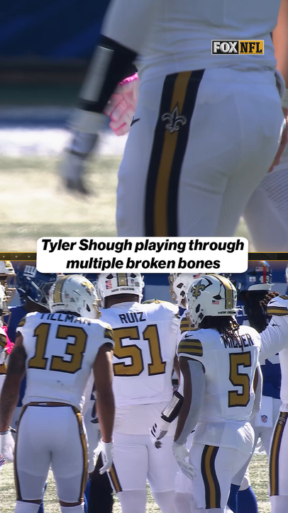 Tyler Shough suiting up despite having multiple broken bones in his left hand