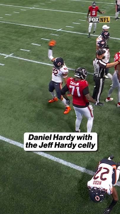 Daniel Hardy doing the Jeff Hardy celebration