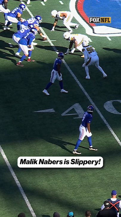 Malik Nabers is slippery!