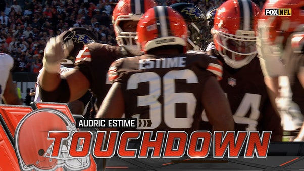 Audric Estime rushes for touchdown, bringing browns even with ravens | NFL Highlights