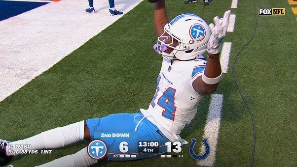 Cam Ward Connects with Carnell Tate for His FIRST Career TD to Tie Game Against Colts | NFL Highlights