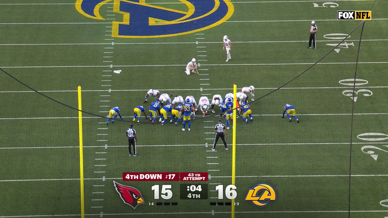 Chad Ryland drills GAME-WINNING 43-yard FG to give Cardinals win over Rams | NFL Highlights
