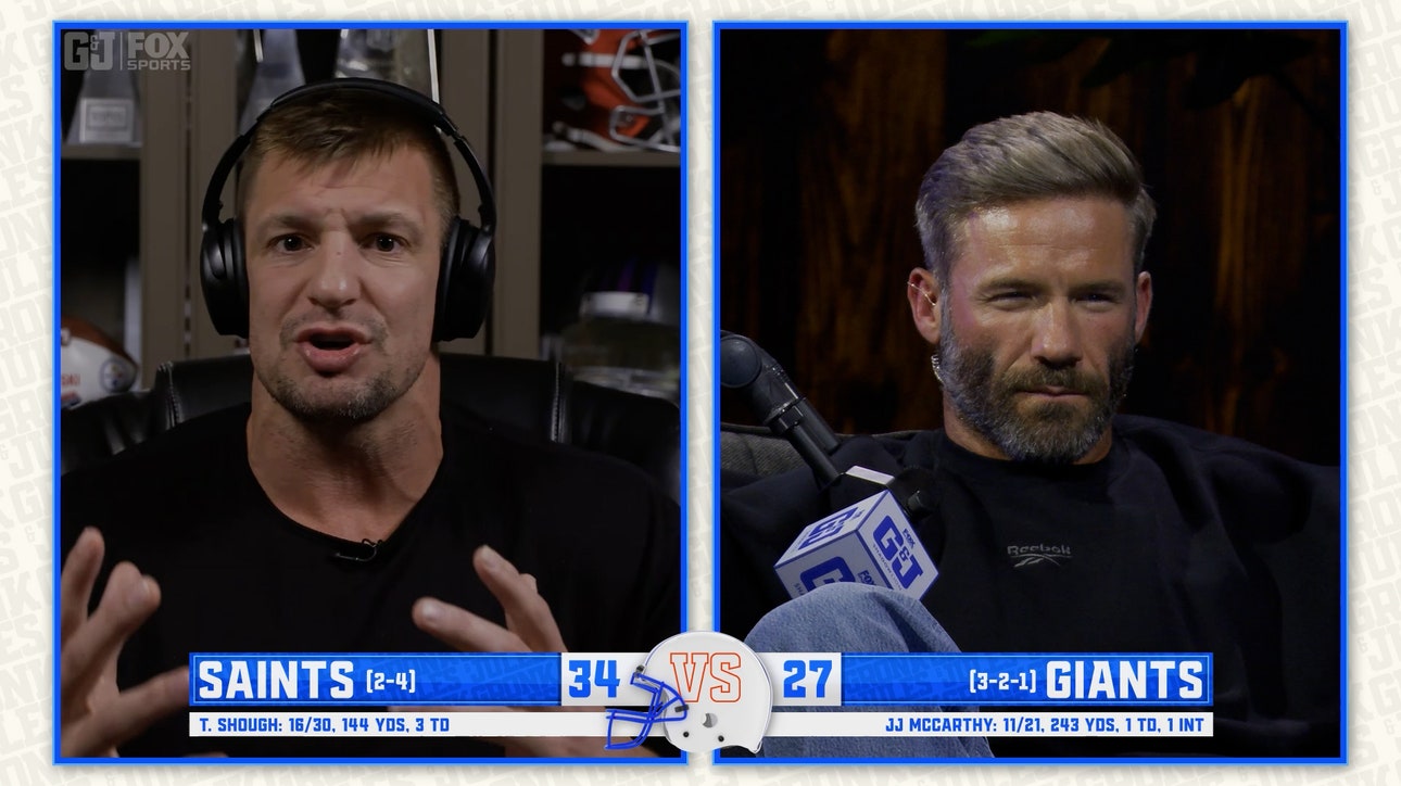 Gronk and Jules React to Saints' Holding off JJ McCarthy and the Giants