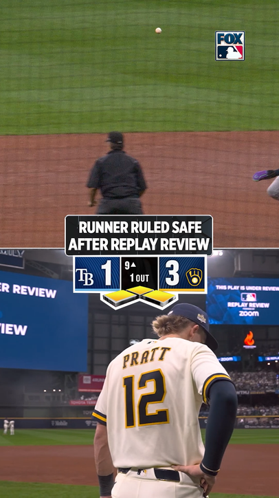 The Brewers thought they had Game 1 won, but the call was overturned with two outs in the 9th. They still found a way to close it out.