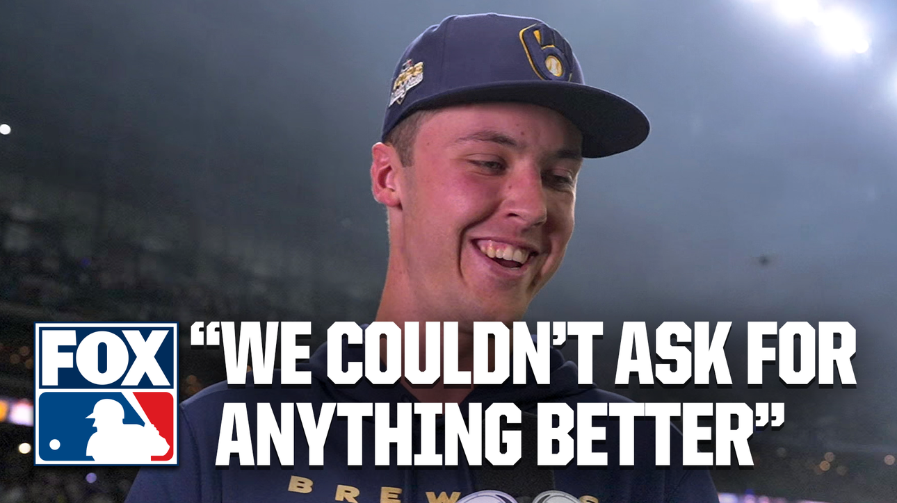 Jacob Misiorowski reacts to first World Series win, WILD ending to Game 1 of Brewers vs Rays