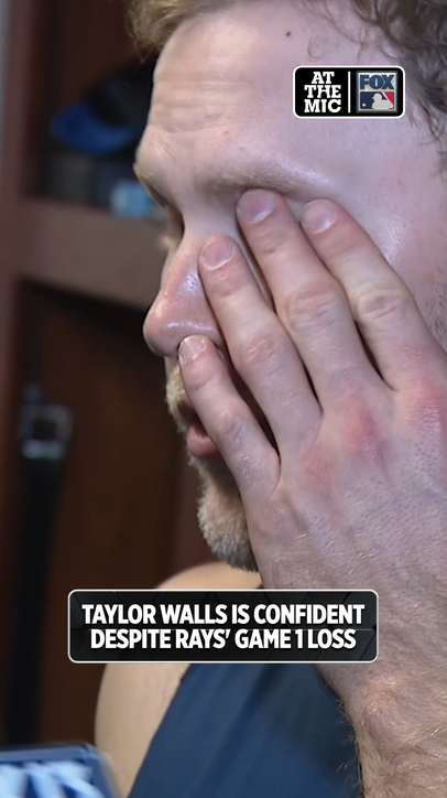 Taylor Walls isn't losing confidence after the Rays' Game 1 loss