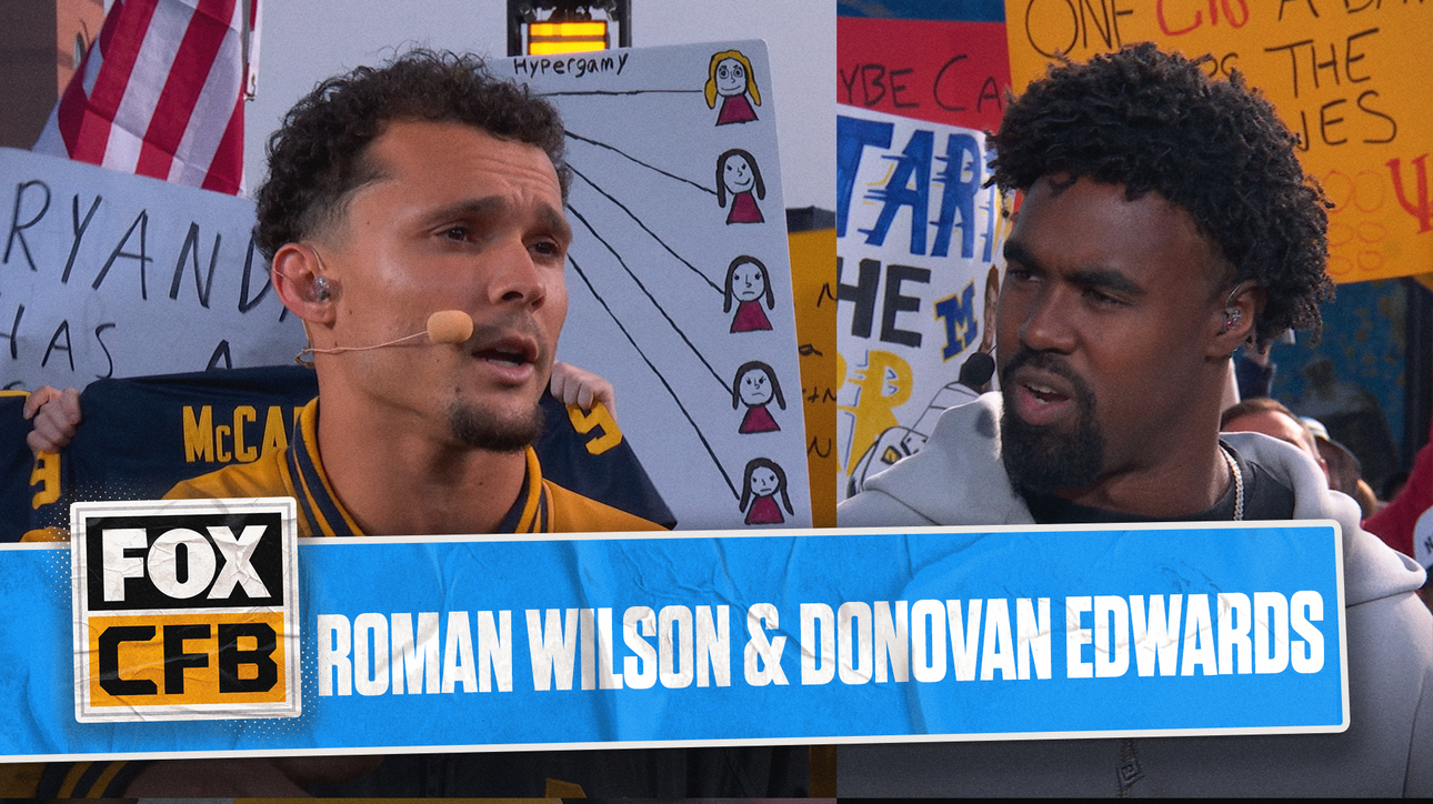 Steelers WR Roman Wilson and Donovan Edwards Preview Michigan-Indiana and Discuss Wolverines Culture