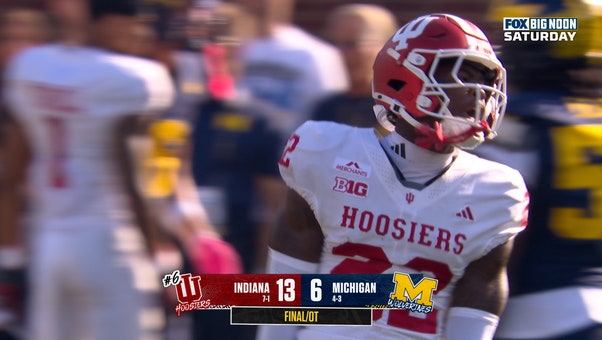 Indiana gets CLUTCH 4th-down stop to seal OT win over Michigan