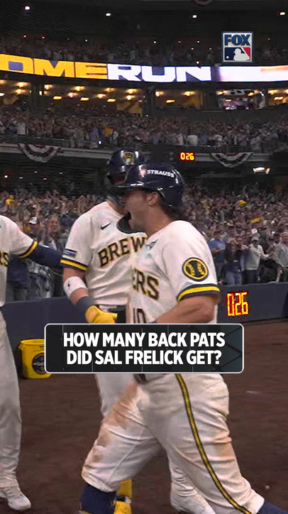 How many back pats did Sal Frelick get?