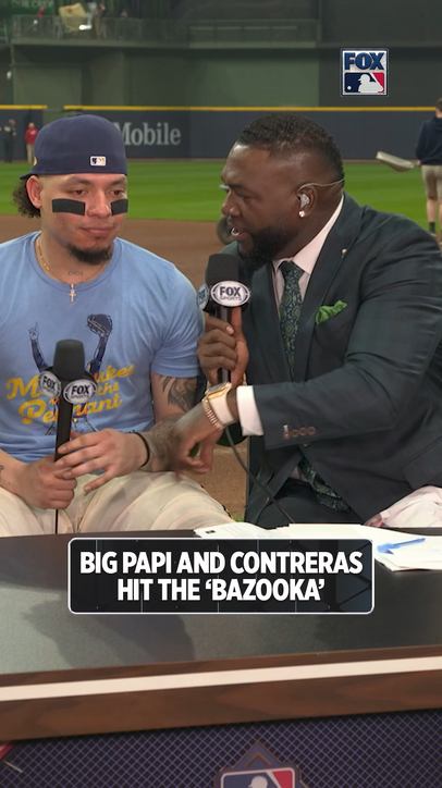 Big Papi had to hit the Bazooka celly with William Contreras