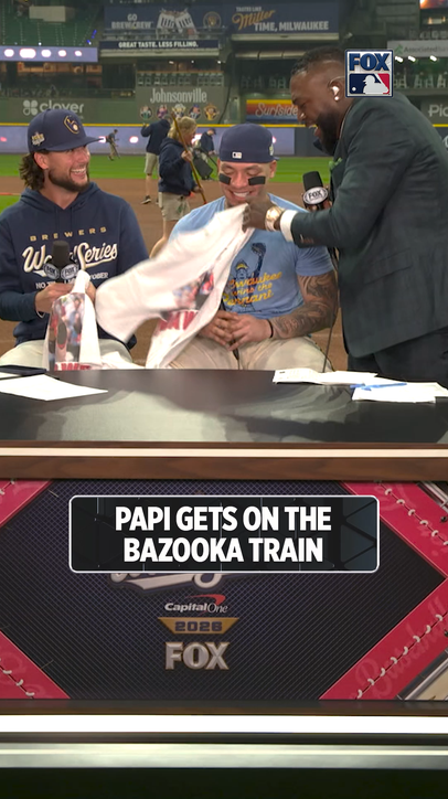 Papi gets on the bazooka train