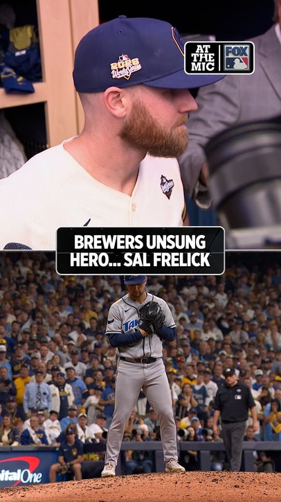 Sal Frelick reacts to his HUGE home run in Game 2