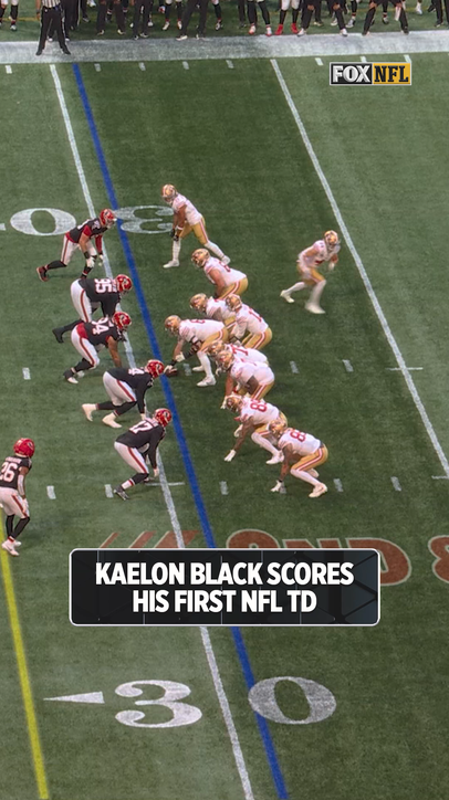 Kaelon Black score his first ever NFL TD