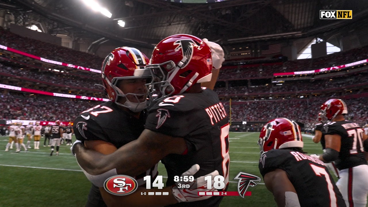 Michael Penix Jr. finds Kyle Pitts for five-yard TD, giving Falcons lead over 49ers | NFL Highlights