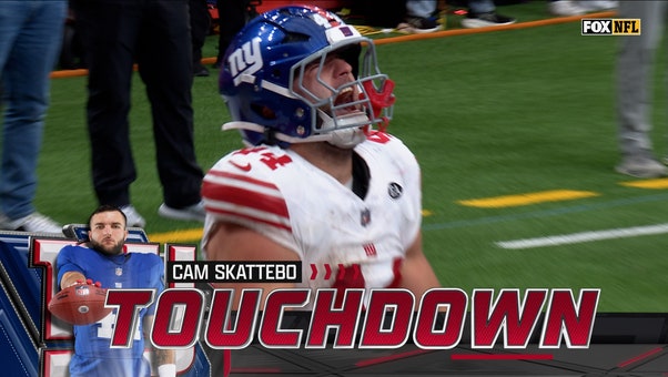 Cam Skattebo rushes for 16-yard TD, giving Giants lead over Texans | NFL Highlights