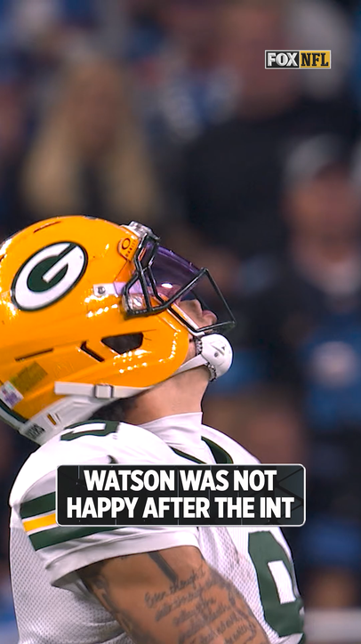 Watson was not happy after that interception
