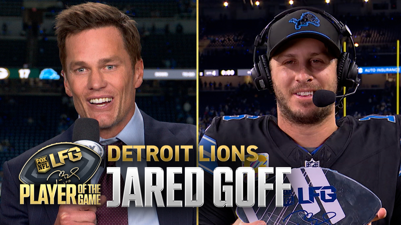 Tom Brady’s LFG Player of the Game: Lions’ Jared Goff | Week 7 DIGITAL EXCLUSIVE