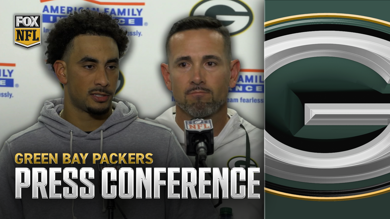 Packers’ Matt LaFleur & Jordan Love react to their tough divisional loss to the Lions
