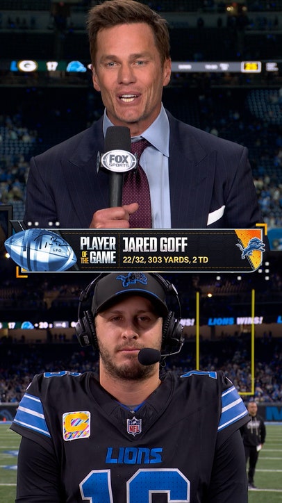 Tom Brady’s LFG Player of the Game: Lions’ Jared Goff | Week 7