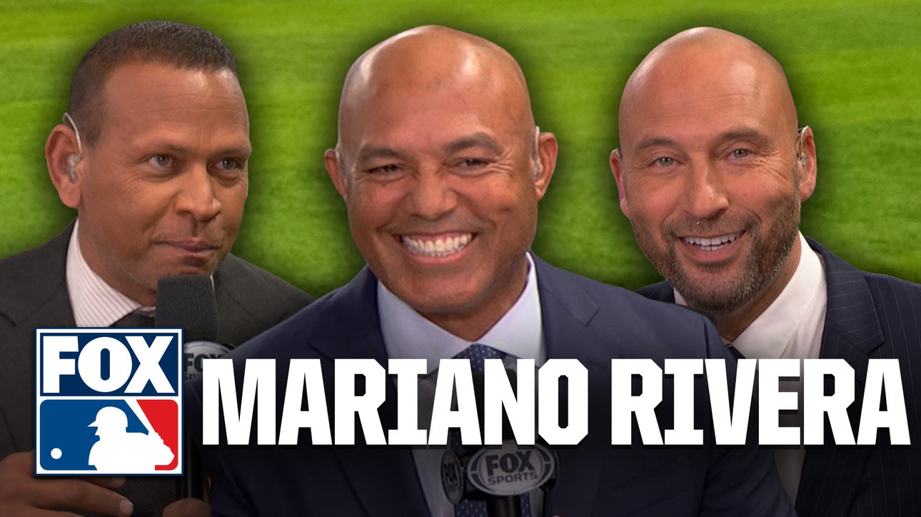 YANKEES LEGENDS REUNITE! Mariano Rivera Joins Derek Jeter & A-Rod Before Game 3 of the World Series