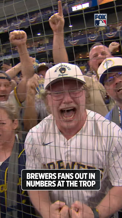 Brewers fans were in for a treat tonight in the 10-1 Game 3 win