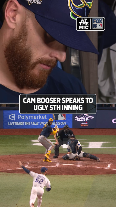 Cam Booser reacts to rough 5th Inning