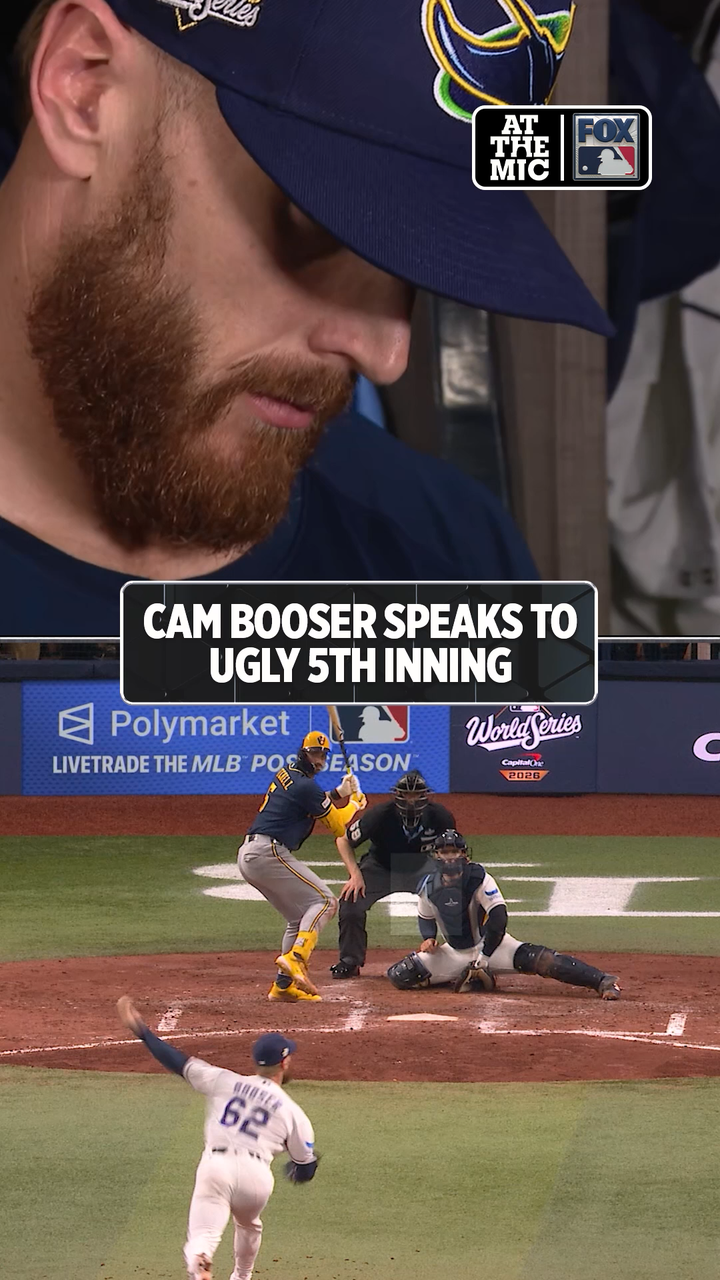 Fox Ruff Cam Booser reacts to rough 5th Inning | FOX Sports