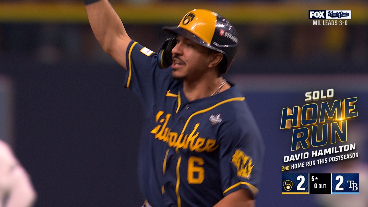 Brewers’ David Hamilton crushes solo home run to tie game vs Rays