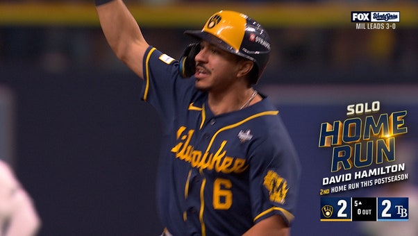 Brewers’ David Hamilton crushes solo home run to tie game vs Rays