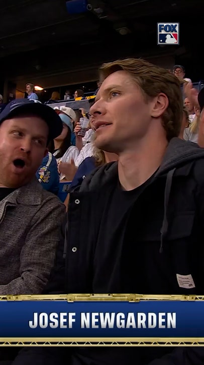2-time IndyCar Champion Josef Newgarden in attendance tonight for World Series Game 4