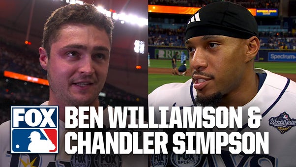 Rays’ Ben Williamson & Chandler Simpson React to THRILLING Walk-Off Win in Game 4 vs Brewers