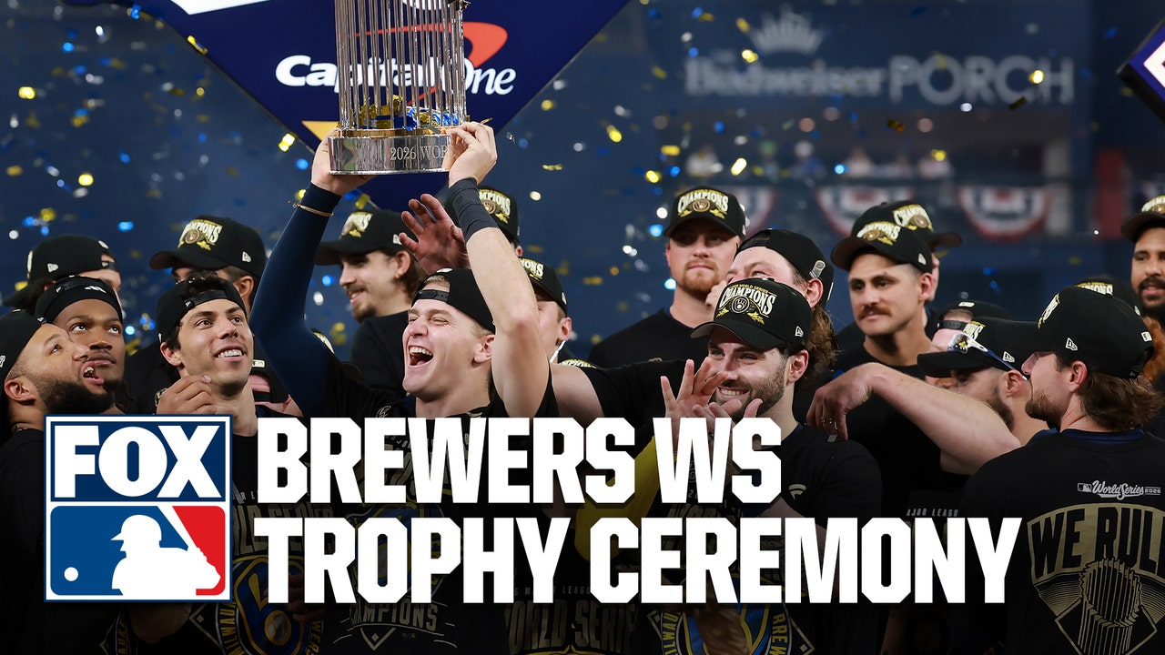 2026 Milwaukee Brewers World Series Trophy Ceremony | William Contreras wins MVP