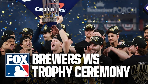 2026 Milwaukee Brewers World Series Trophy Ceremony | William Contreras wins MVP