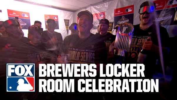 Brewers’ EPIC Locker Room Celebration | 2026 World Series Champions