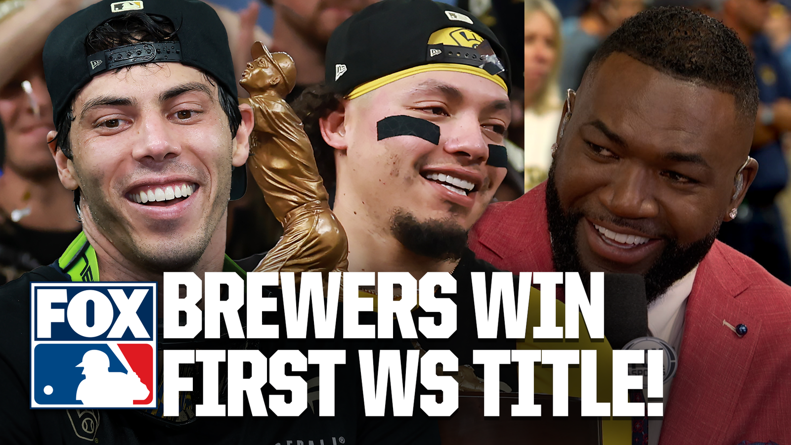 Brewers Win FIRST-EVER World Series Title! Jeter, Papi & A-Rod REACT to Historic Postseason Run